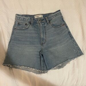 Abercrombie High Rise Dad Jean Short